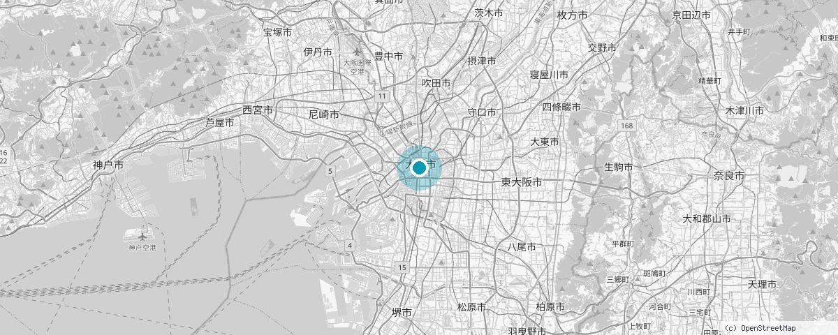 Osaka haritası